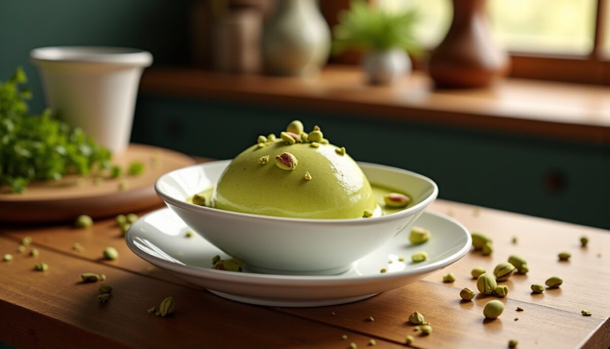 Délicieux crèmeux à la pistache : la recette simple et gourmande pour un dessert fondant