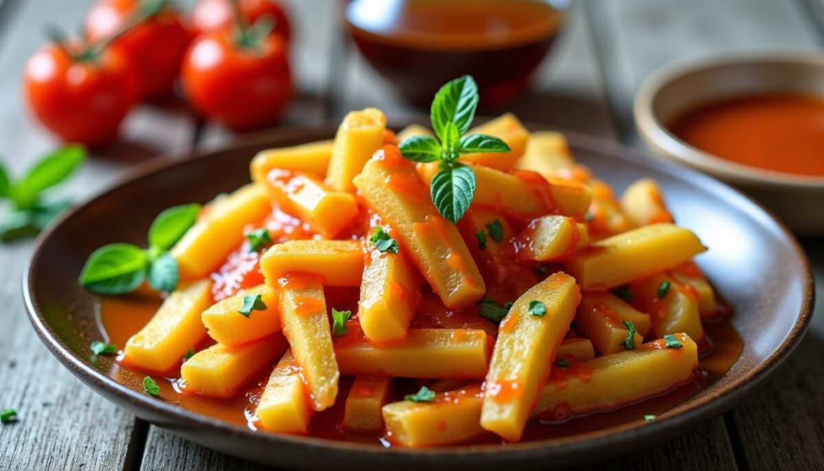 Sauce maison pour pommes de terre frites : une recette simple et rapide à concocter