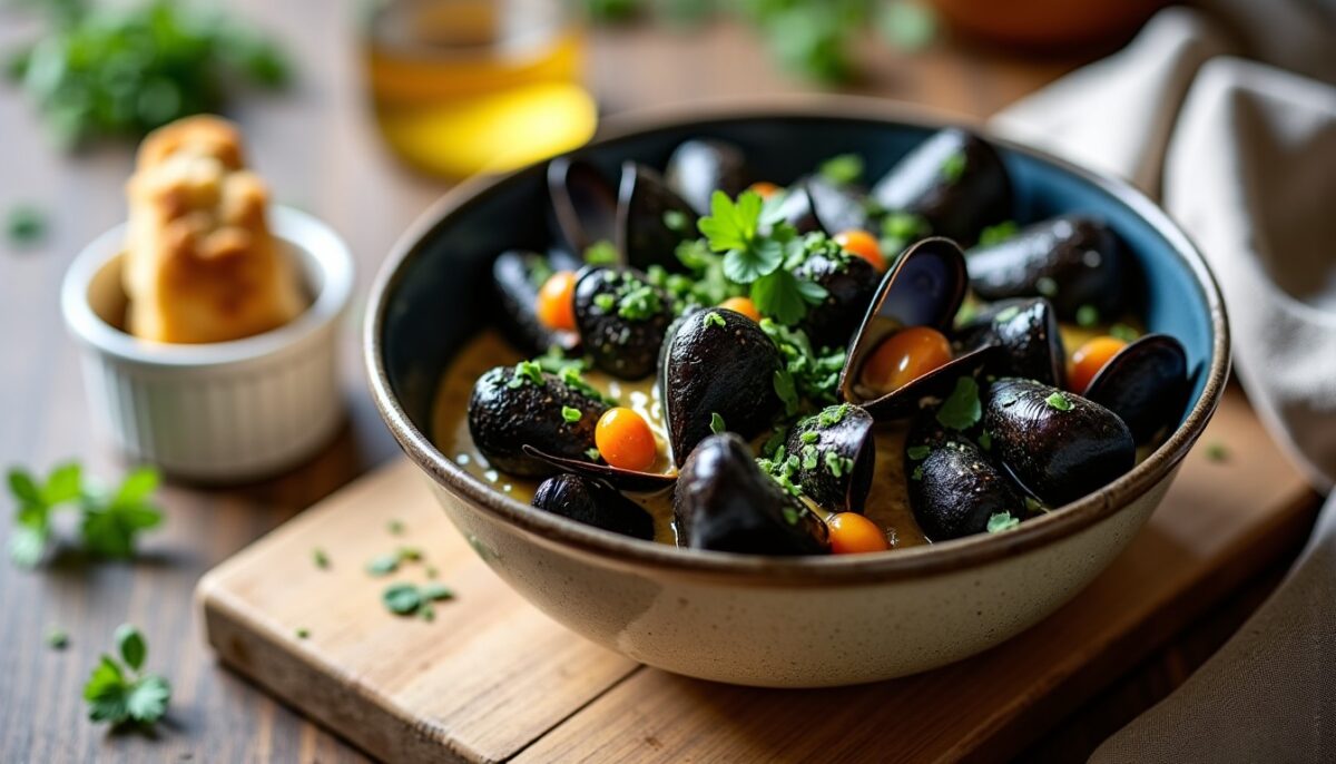 Délicieuses moules à la crème : une recette express et savoureuse pour tous les jours