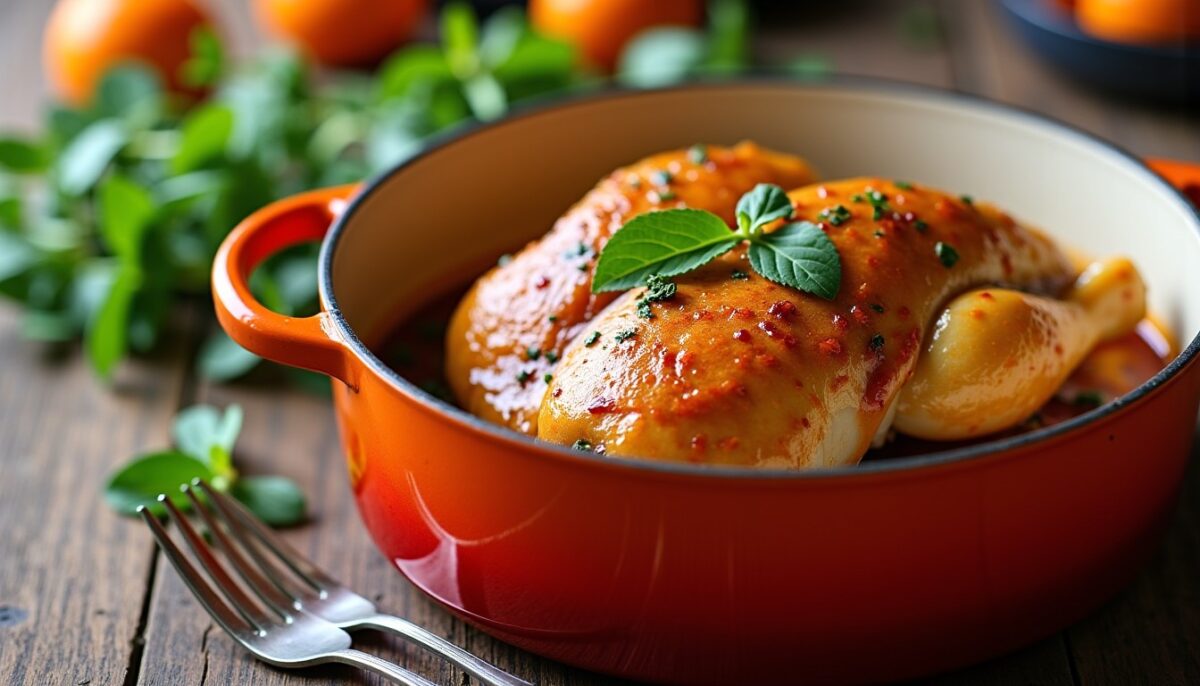 Délicieuse recette express de canard à l&rsquo;orange en cocotte pour un repas savoureux